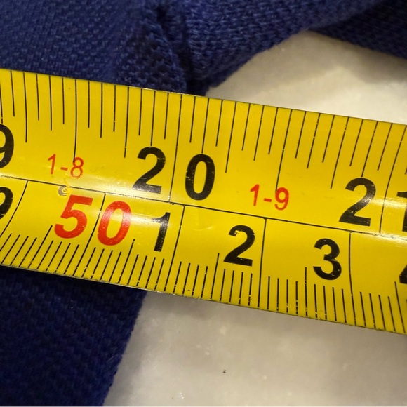 Burberry Men’s Polo Shirt Royal Blue W/ Nova Check Placket Cotton Sz M EUC - Picture 14 of 15